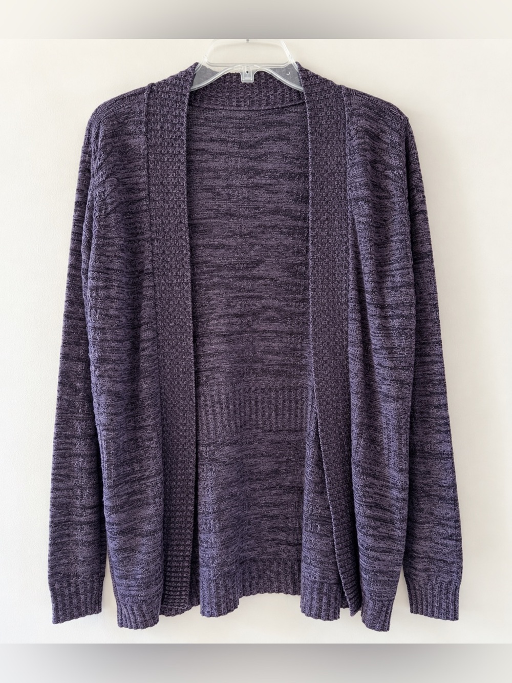 Christopher & Banks Cardigan Purple Long Light Sweater EUC M #1285